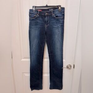 Red Engine Women's Straight Leg Jeans - Dark Blue